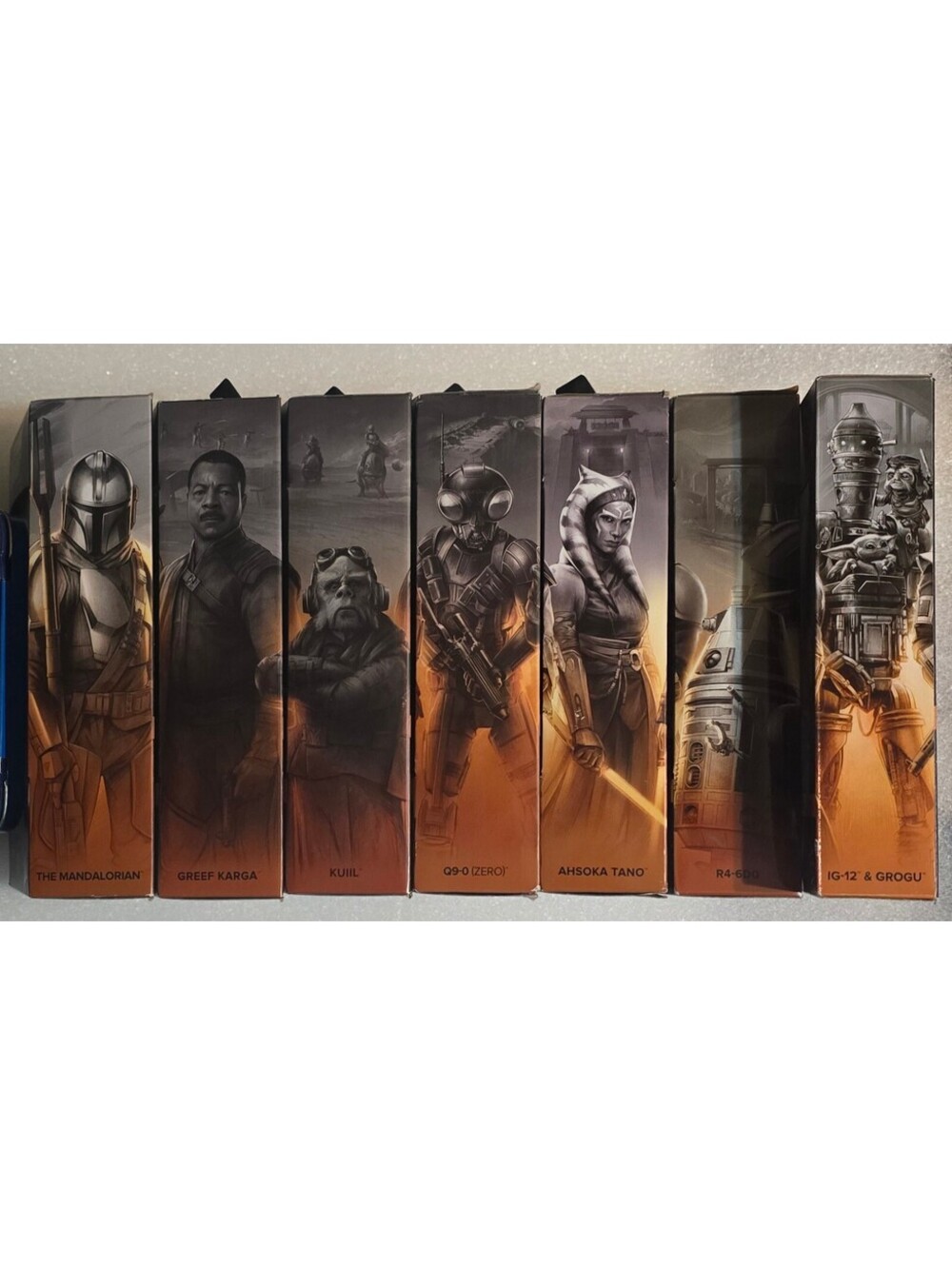Lot of 7 Hasbro Star Wars The Black Series 6” The Mandalorian Sealed